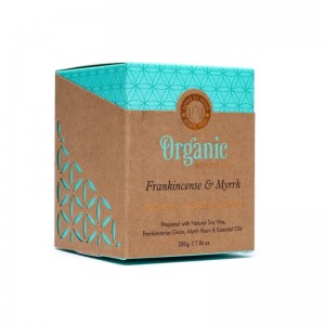 Αρωματικό Κερί Organic Goodness Λιβάνι & Μύρος - Frankincense & Myrrh